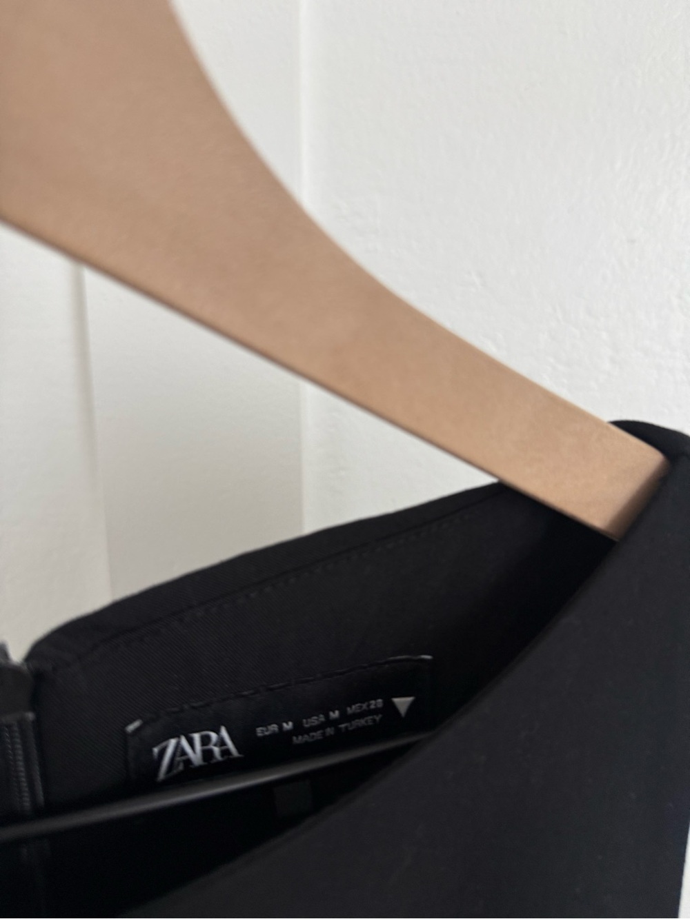 Zara Black Drop Waist Mini Dress - Picture 5 of 6